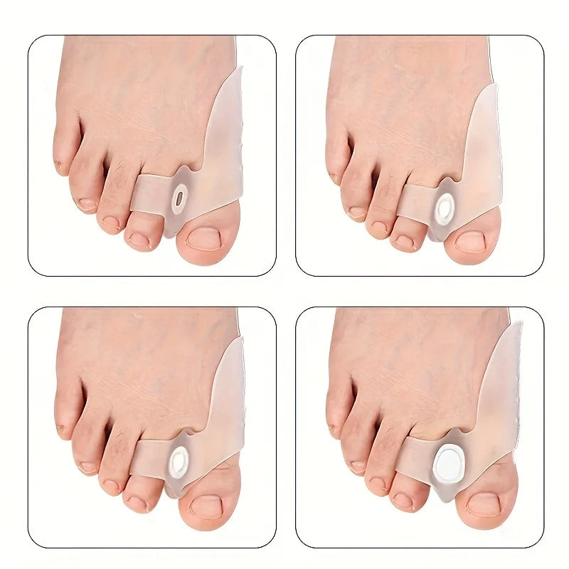 1 Pair Ultra-Soft Silicone Toes Separator
