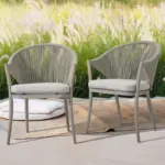 Modern Aluminum Patio Conversation Set
