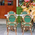 Nordic rattan outdoor garden furniture set aluminum patio lounge set